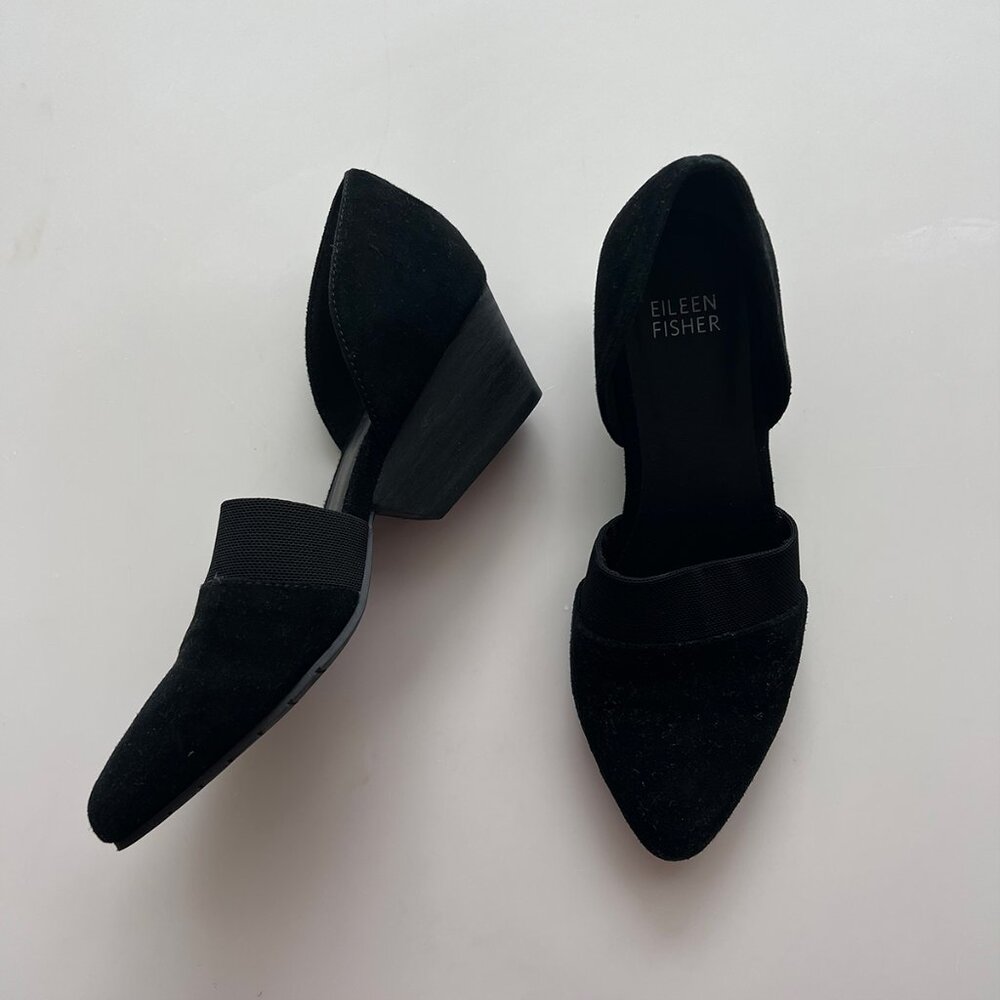 Eileen Fisher Hilly Wedge d'Orsay Pump, Size 5